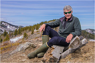 Searching for Whitebark Pine in the Alpine Alberta 2018 by Dr. Wayne Lynch ©